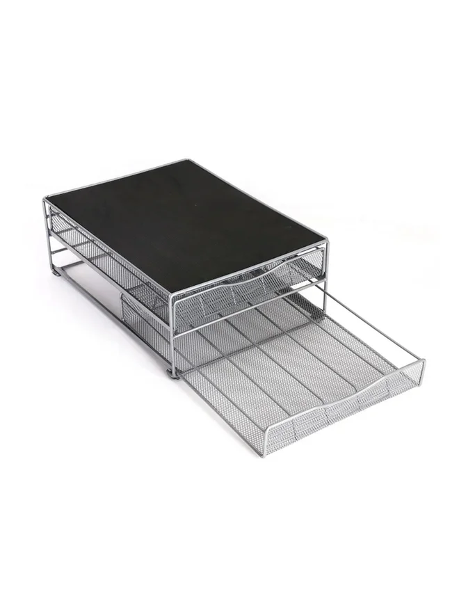 1 تشيس 1CHASE Double Layer Coffee Capsule Holder Drawer